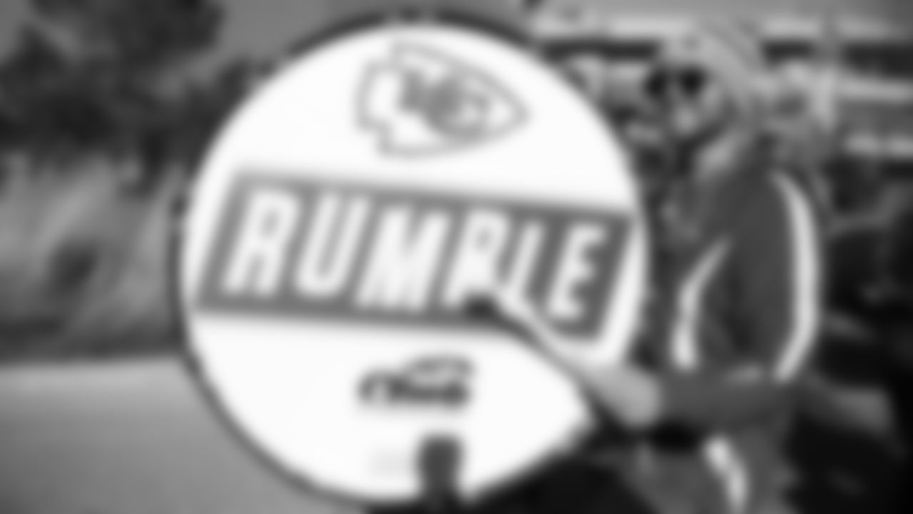 Rumble performs prior to an NFL football game between the Kansas City Chiefs and the Las Vegas Raiders on Sunday, December 12, 2021.