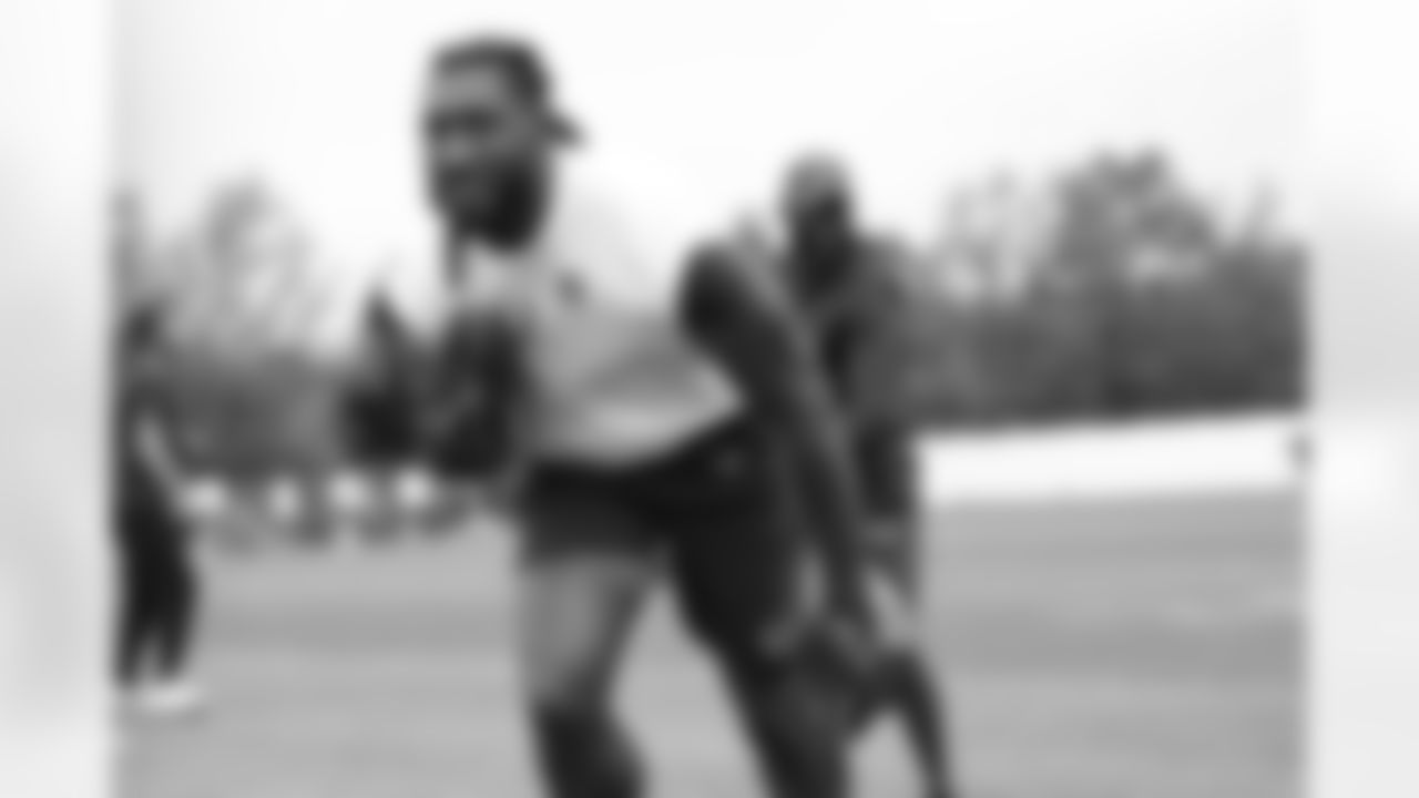 81 TE Mo Alie-Cox
Players train during Phase II of offseason workouts.