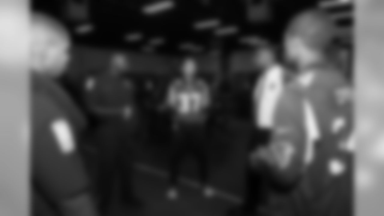 Oct 1, 2019, Atlanta, GA; Atlanta Falcons visit Fire Station 1. Adam Hagy for Atlanta Falcons