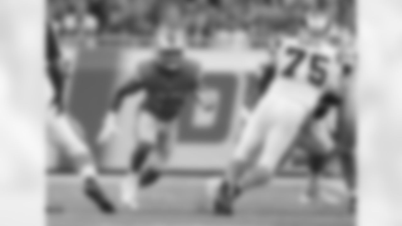 Detroit Lions linebacker Jarrad Davis (40) plays against the Carolina Panthers during an NFL football game in Detroit, Sunday, Oct. 8, 2017. (AP Photo/Paul Sancya)