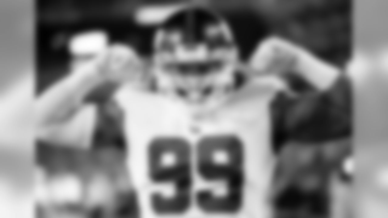 New York Giants DL Leonard Williams (99) during a week 9 game against the Dallas Cowboys at MetLife Stadium in East Rutherford, NJ