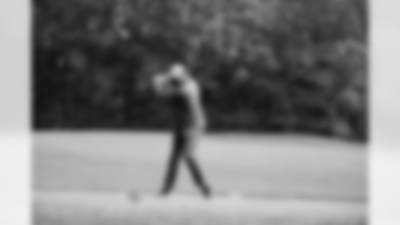 Amani Toomer at the 2021 TGF Charity Golf Classic