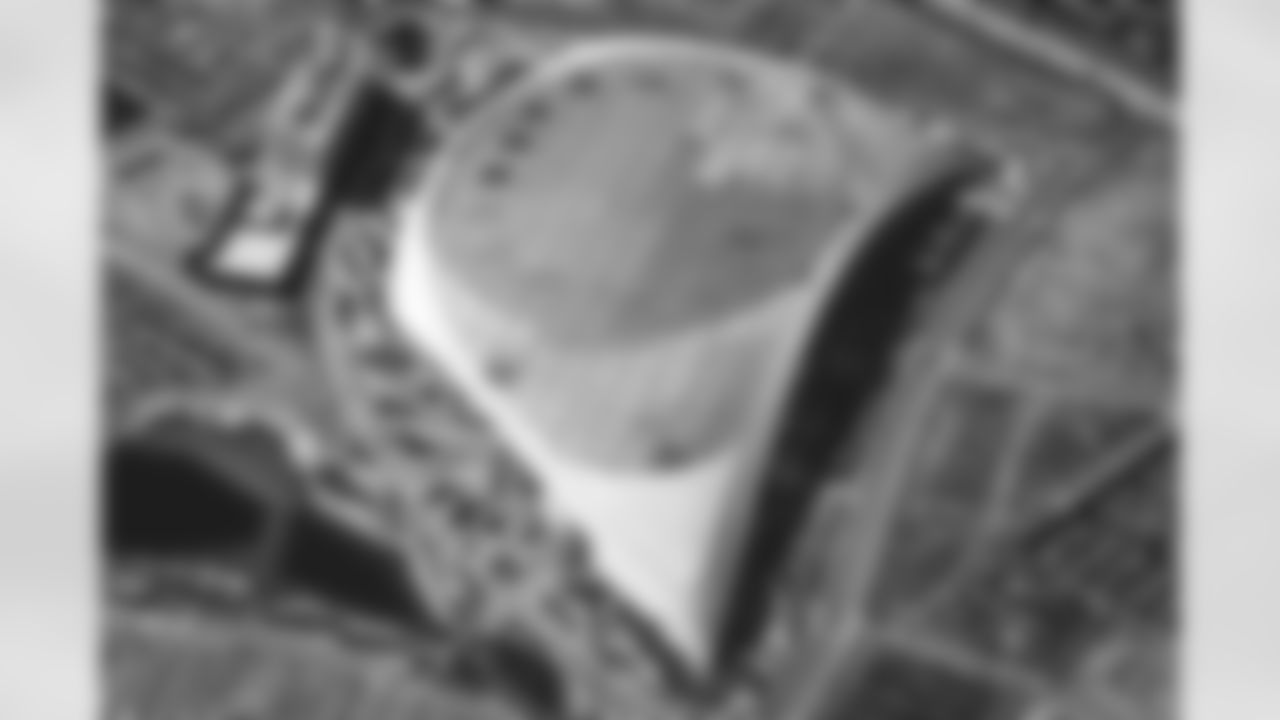 August aerial shots of SoFi Stadium.