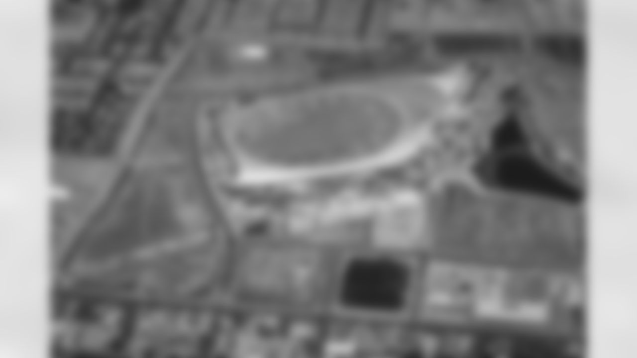 August aerial shots of SoFi Stadium.