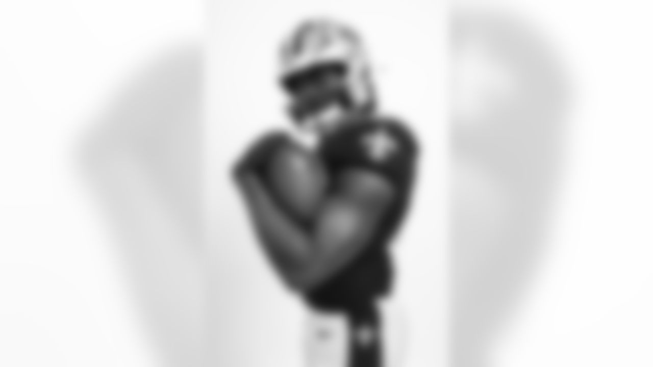 New Orleans Saints rookie running back Kendre Miller and rookie quarterback Jake Haener put on the Black & Gold for the first time at the NFLPA Rookie Premiere photoshoot on Saturday, May 20, 2023.