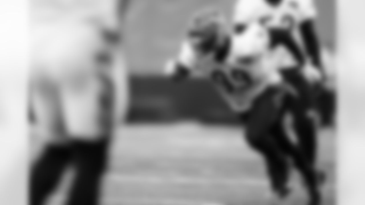 DE Myles Murphy goes through drills during practice, Thursday, December 6, 2024.