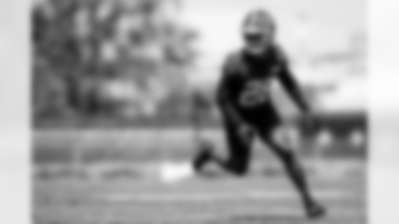 Cornerback Myles Harden (26) during OTA 6 at CrossCountry Mortgage Campus on May 30, 2024.