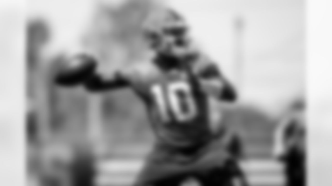 Quarterback Tyler Huntley (10) during OTA 3 at CrossCountry Mortgage Campus on May 23, 2024.