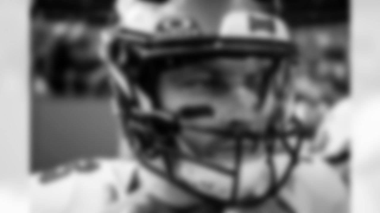 CHARLOTTE, NC - January 07, 2024 - Quarterback Baker Mayfield #6 of the Tampa Bay Buccaneers before the game between the Tampa Bay Buccaneers and Carolina Panthers. The Bucs won the game, 9-0. Photo By Kyle Zedaker/Tampa Bay Buccaneers