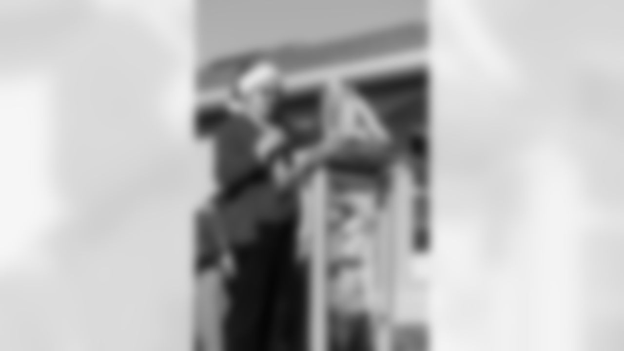 TAMPA, FL - December 19, 2023 - The Habitat for Humanity home dedication ceremony. Photo By Kyle Zedaker/Tampa Bay Buccaneers