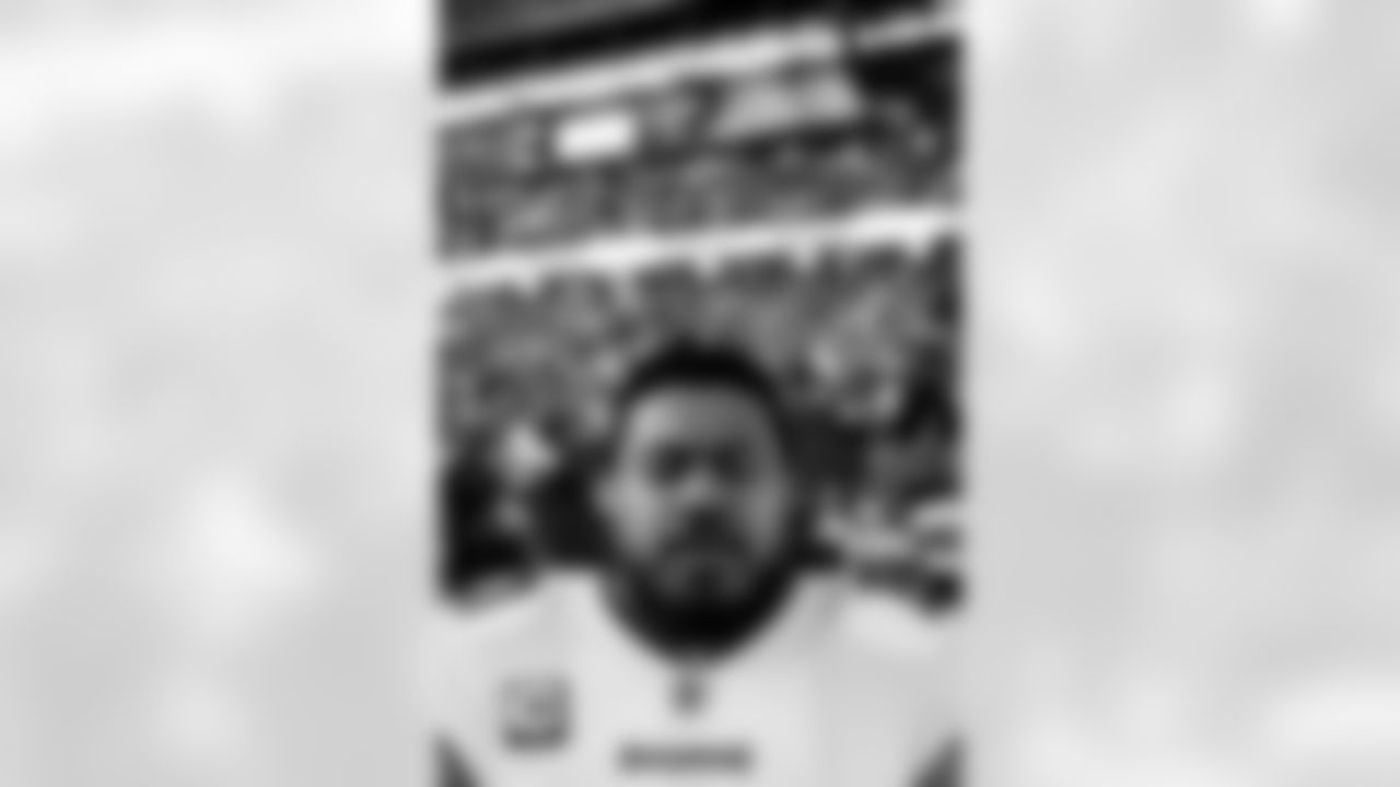 DETROIT, MI - January 21, 2024 - Defensive Tackle Vita Vea #50 of the Tampa Bay Buccaneers before the NFC Divisional Round game between the Tampa Bay Buccaneers and Detroit Lions. The Bucs lost the game, 31-23. Photo By Kyle Zedaker/Tampa Bay Buccaneers