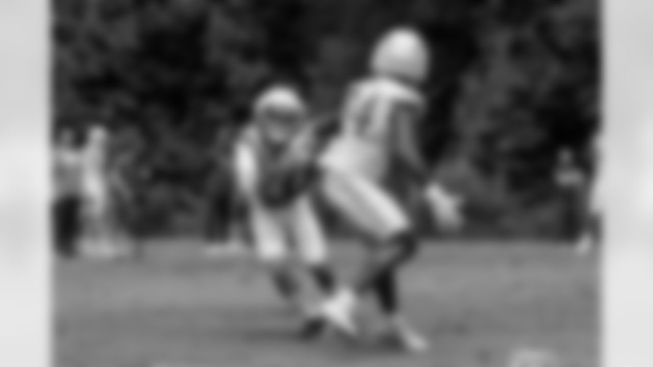 The Los Angeles Chargers practice on Thursday, September 19, 2024 at UNC-Charlotte in Charlotte, NC.