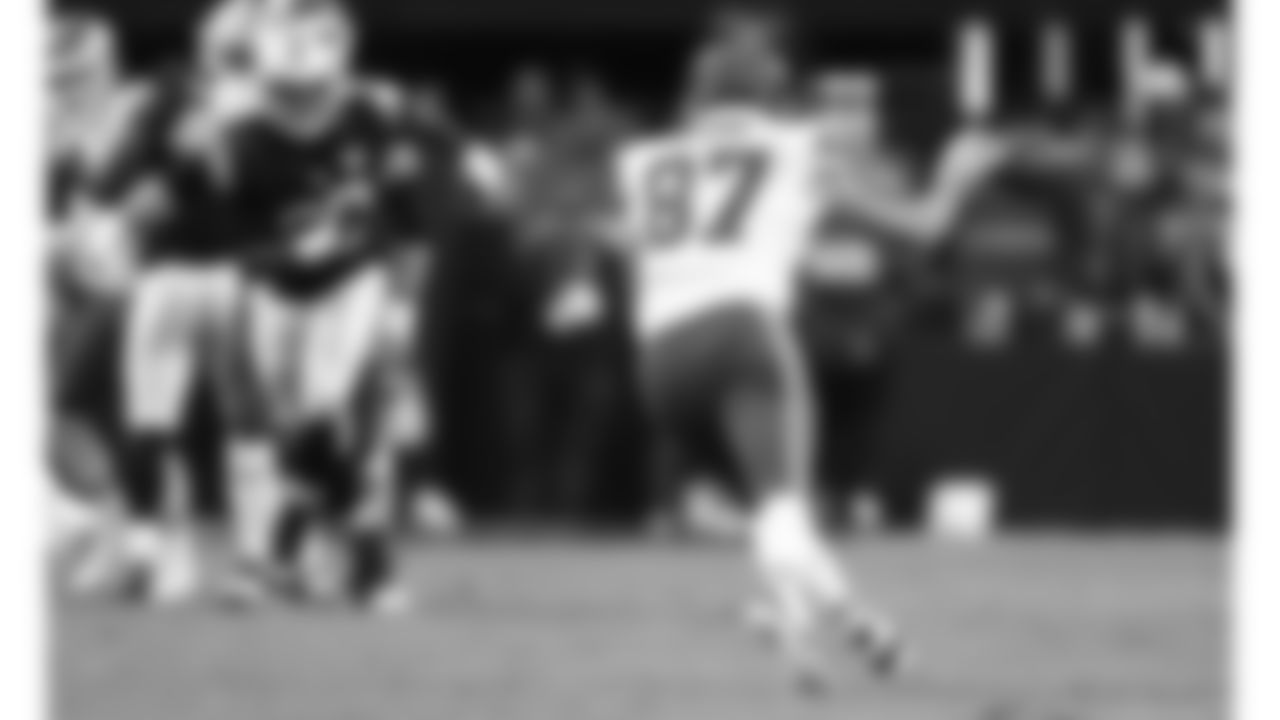 Kansas City Chiefs tight end Travis Kelce (87) tosses the ball during the NFL Week 8 matchup against the Las Vegas Raiders on Sunday, October 27, 2024 in Las Vegas, NV.