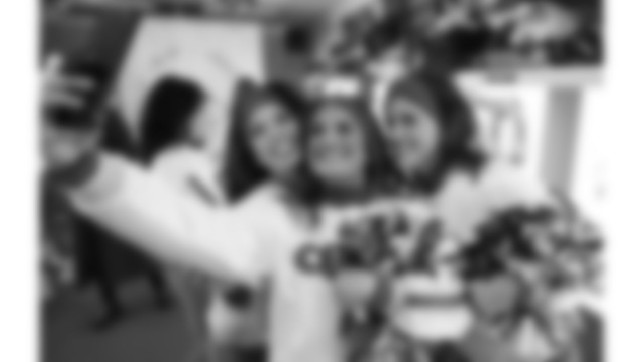 The Kansas City Chiefs Cheerleaders in the locker room prior to the AFC Championship Game on Sunday, January 26, 2025 in Kansas City, MO.