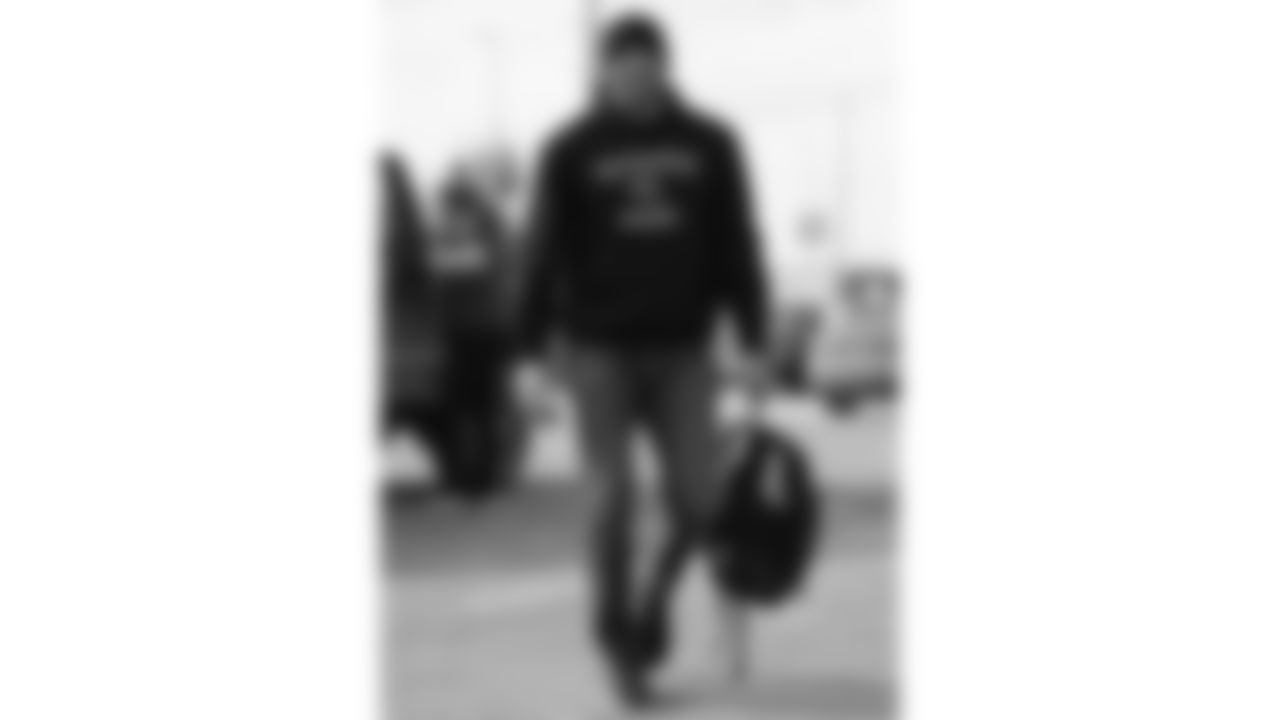 Kansas City Chiefs long snapper James Winchester (41) arrives for a NFL AFC Championship game against the Buffalo Bills on Sunday January 26, 2025.