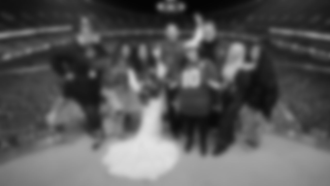 Wedding ceremony prior to the Week 14 NFL game against the Los Angeles Chargers on Sunday, December 8, 2024.