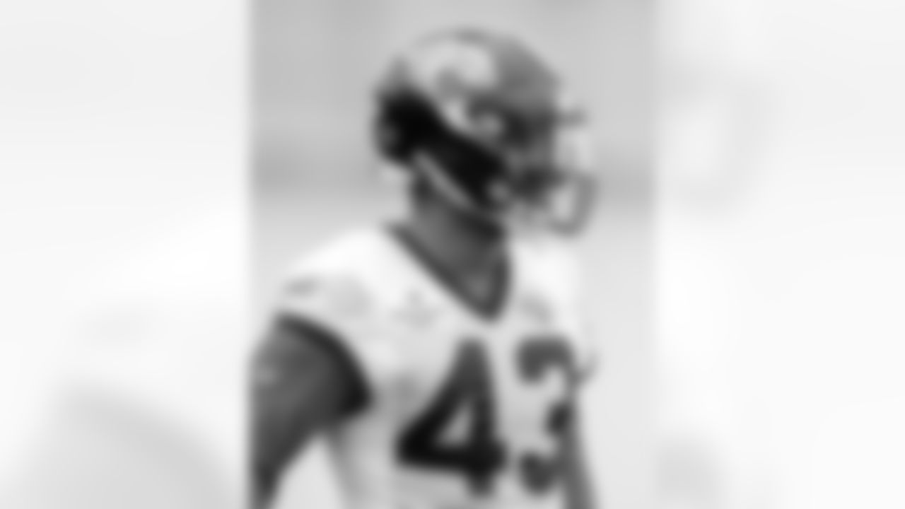 Jacksonville, Fla. — Jaguars linebacker Joe Giles-Harris (43) during practice at the Miller Electric Center on December 26, 2024.