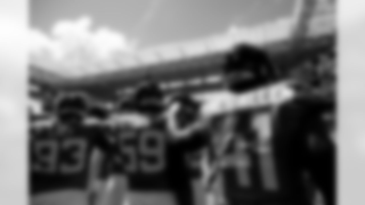 Jacksonville Jaguars vs. Miami Dolphins
DE Josh Hines-Allen (41), DE Myles Cole (59), and DT Tyler Lacy (93)