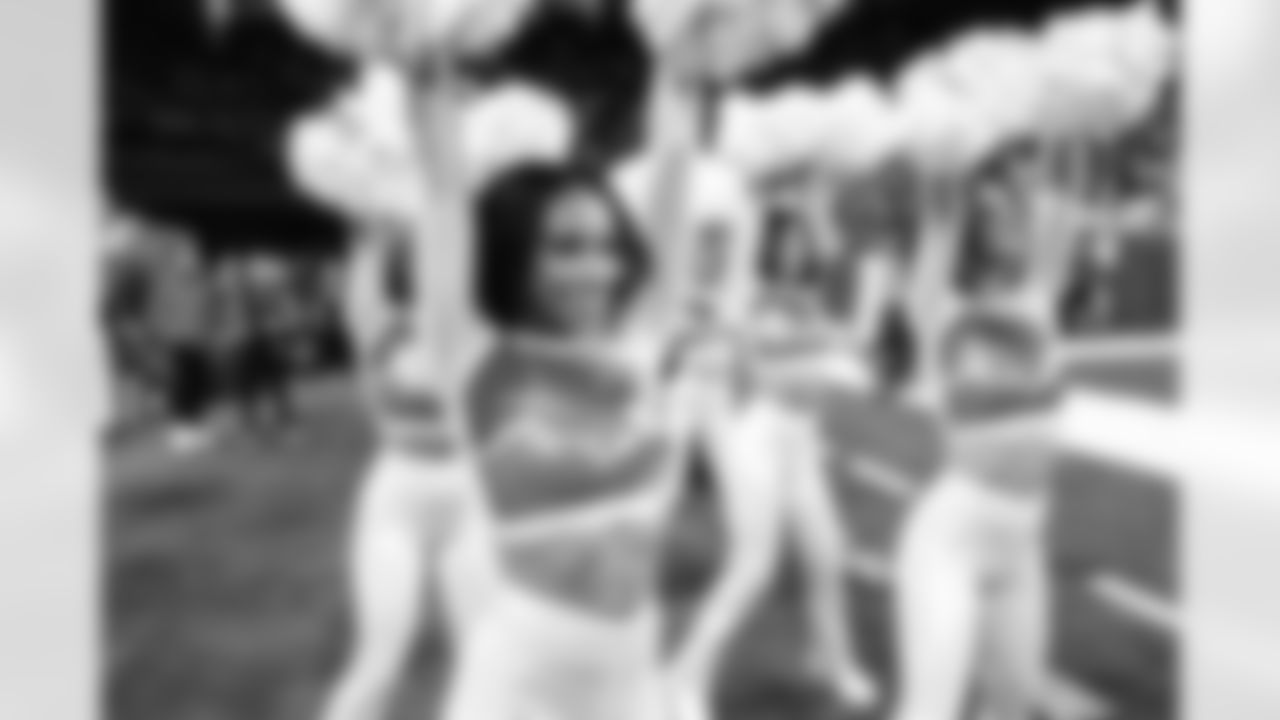 Detroit Lions Cheerleaders perform during an NFL football game against the Green Bay Packers on Dec. 5, 2024 in Detroit. (Mike Ferdinande/Detroit Lions)