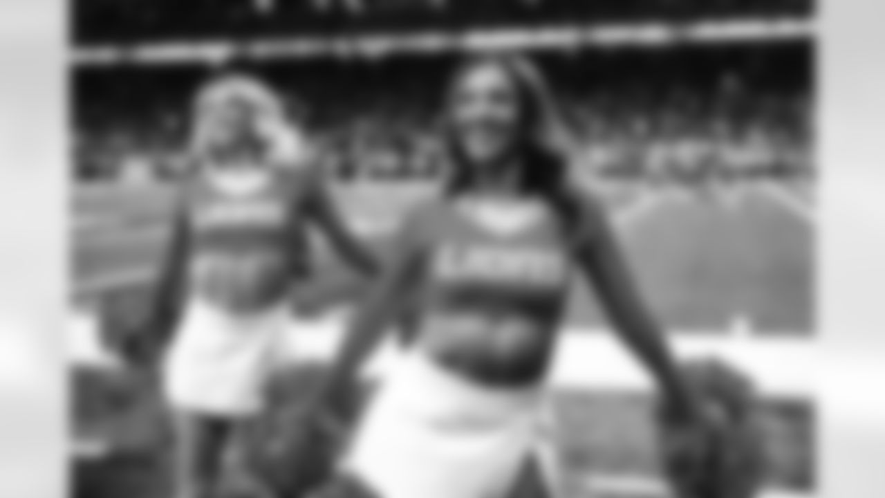 Detroit Lions Cheerleaders perform during an NFL football game against the Chicago Bears on Nov. 28, 2024 in Detroit. (Mike Ferdinande/Detroit Lions)