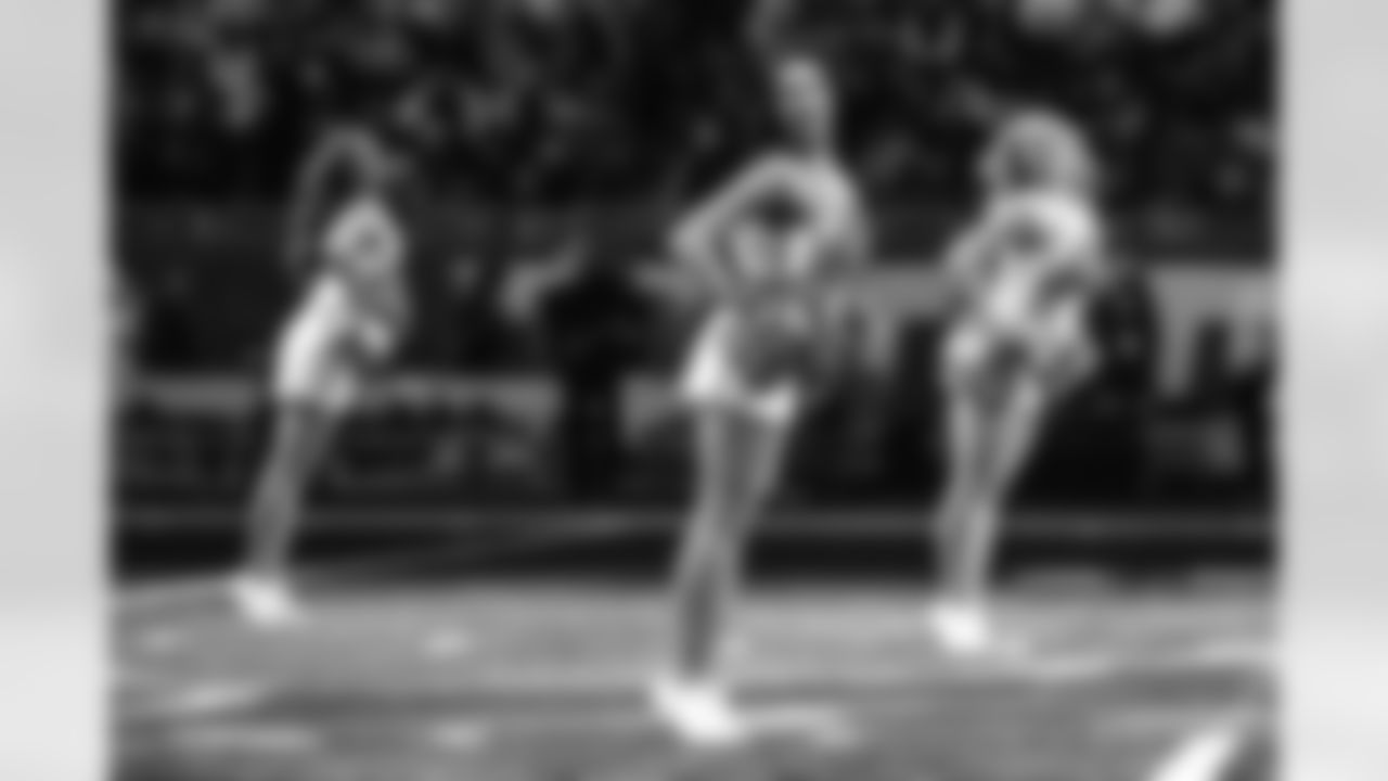 Detroit Lions Cheerleaders perform during an NFL football game against the Jacksonville Jaguars on Nov. 17, 2024 in Detroit. (Mike Ferdinande/Detroit Lions)