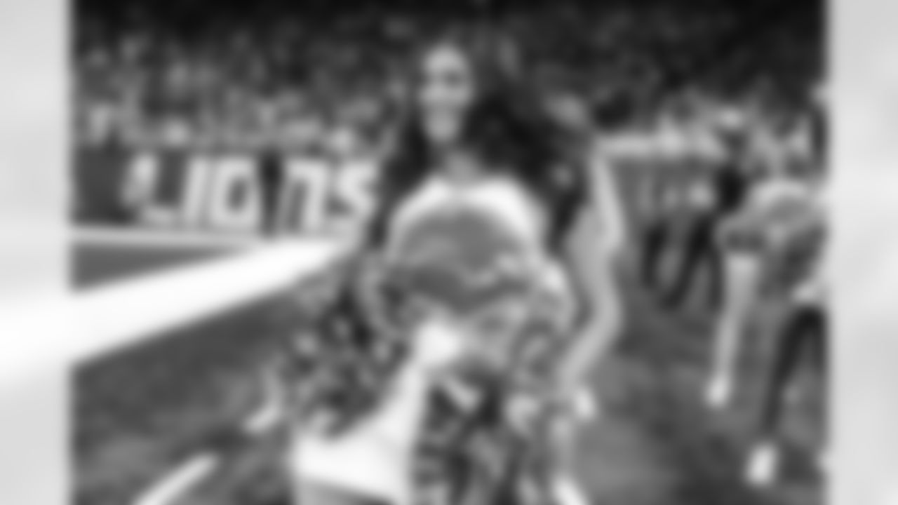 Detroit Lions Cheerleaders perform during an NFL football game against the Jacksonville Jaguars on Nov. 17, 2024 in Detroit. (Mike Ferdinande/Detroit Lions)