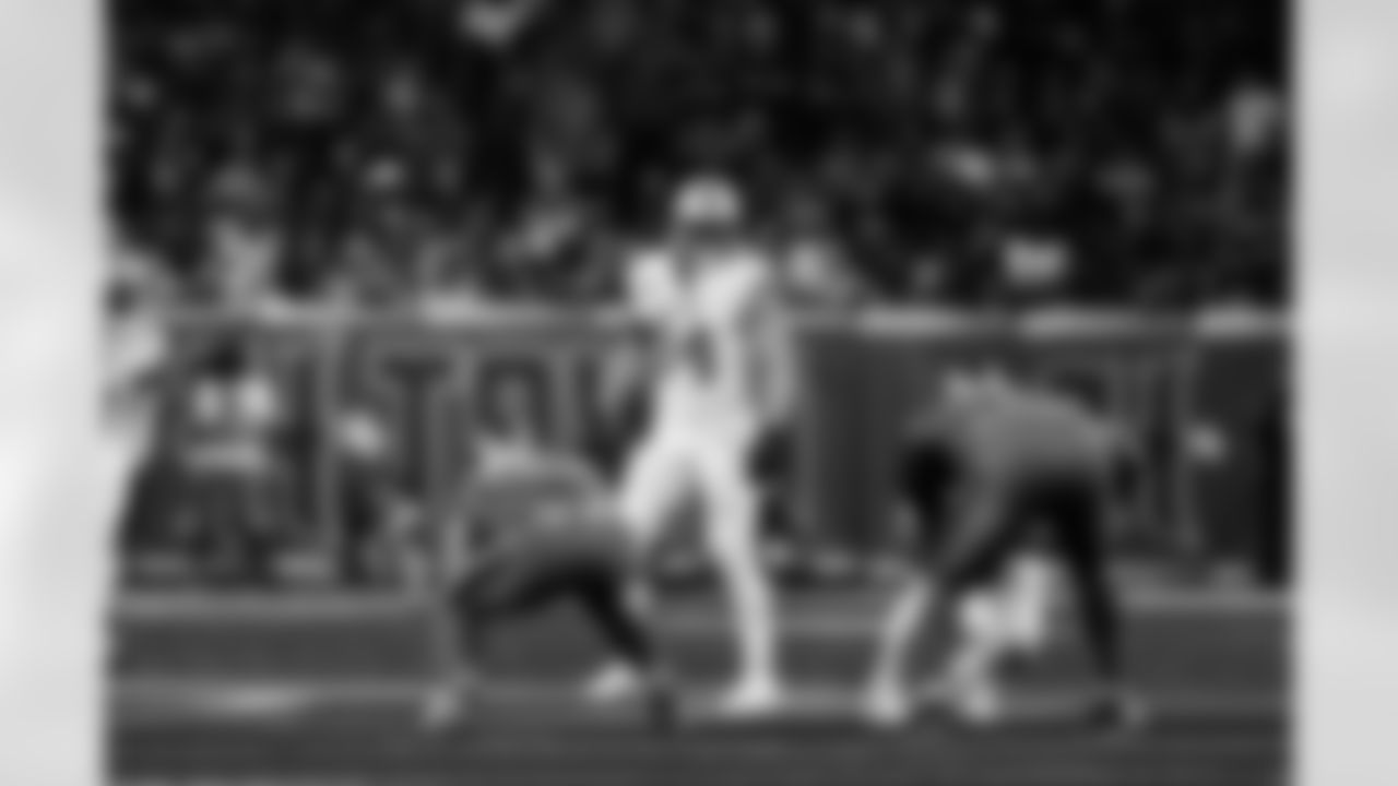 Detroit Lions linebacker Alex Anzalone (34) during an NFL football game against the Houston Texans on Nov. 10, 2024 in Houston. (Jeff Nguyen/Detroit Lions via AP)