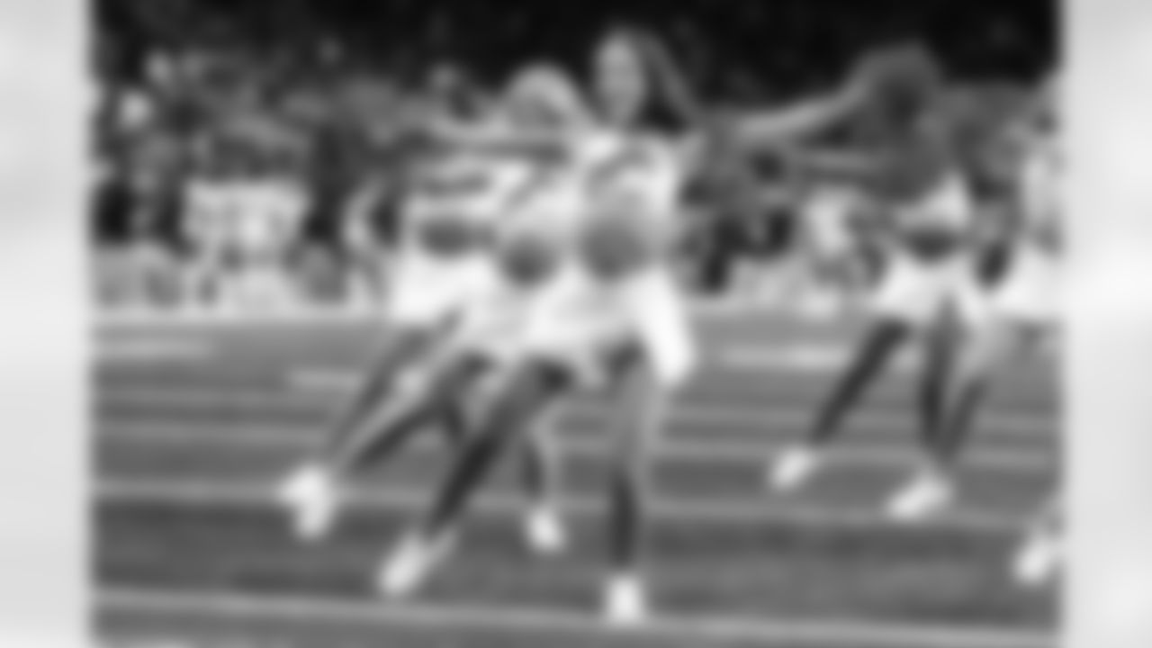 Detroit Lions Cheerleaders perform during an NFL football game against the Tennessee Titans on Oct. 27, 2024 in Detroit. (Mike Ferdinande/Detroit Lions)