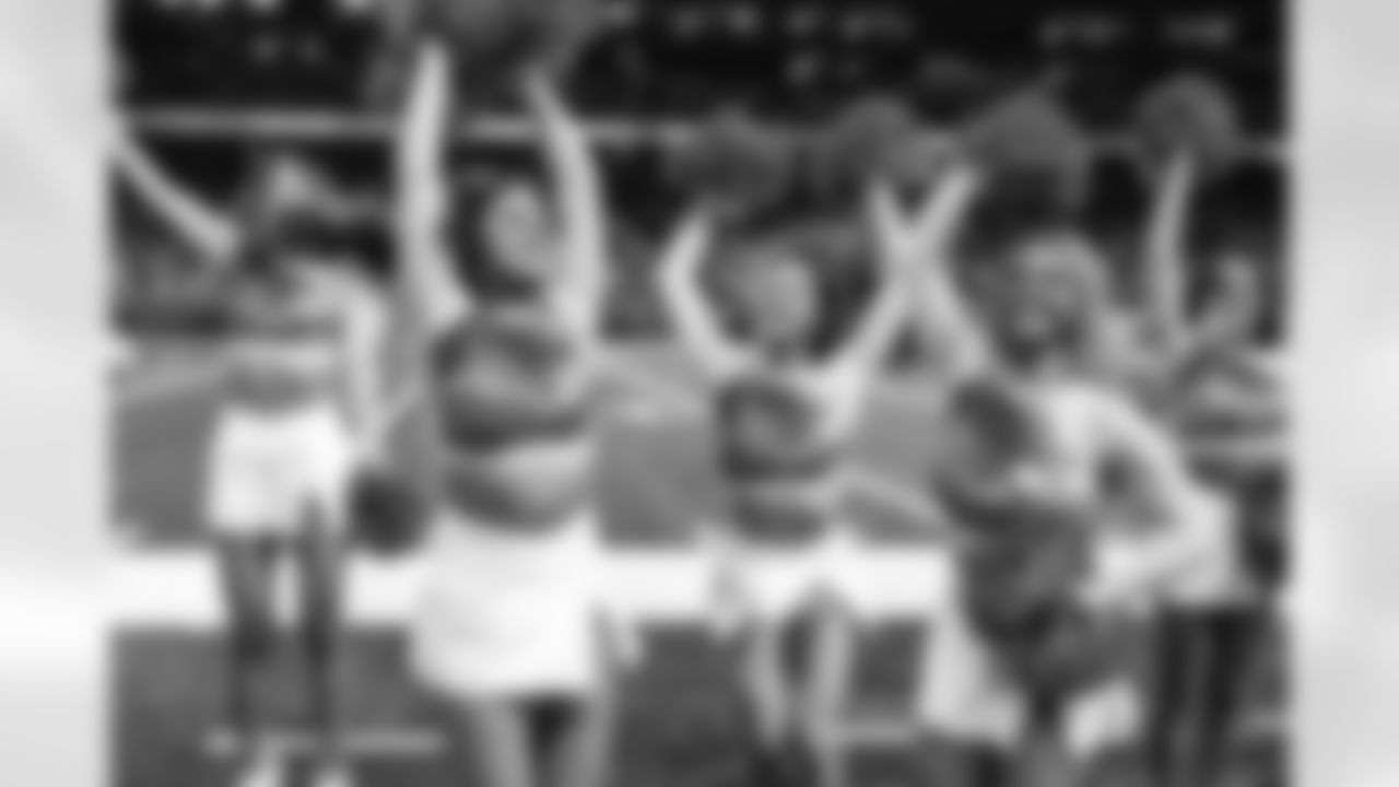 Detroit Lions Cheerleaders perform during an NFL football game against the Green Bay Packers on Dec. 5, 2024 in Detroit. (Mike Ferdinande/Detroit Lions)