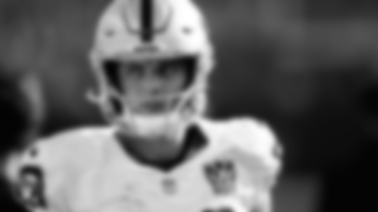 Las Vegas Raiders tight end Brock Bowers (89) on the sidelines during the regular season away game against the Cincinnati Bengals at Paycor Stadium.