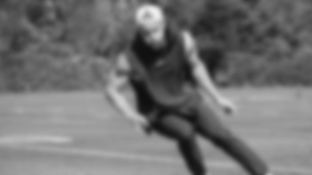 Seahawks wide receiver Cooper Kupp (10) participated in the first workout of the offseason on April 22, 2025 at the Virginia Mason Athletic Center.