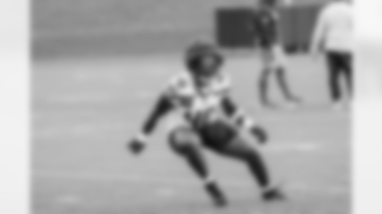 Seahawks linebacker Tyrice Knight (48) during 2024 training camp.