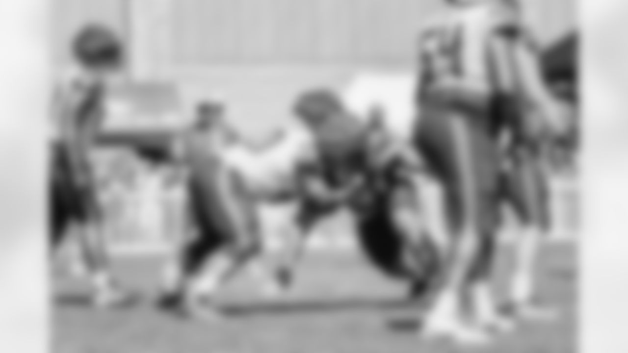 Seahawks defensive tackle Byron Murphy II (91) practiced at the Virginia Mason Athletic Center on August 7, 2024.