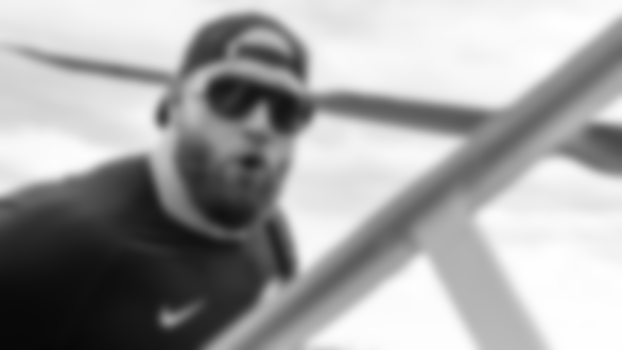 The Eagles' nominee for the Walter Payton NFL Man of the Year Award, Lane Johnson